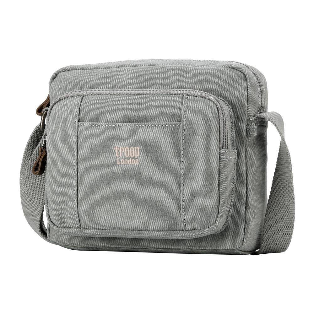 Classic Canvas Cross Body Bag Ash Grey