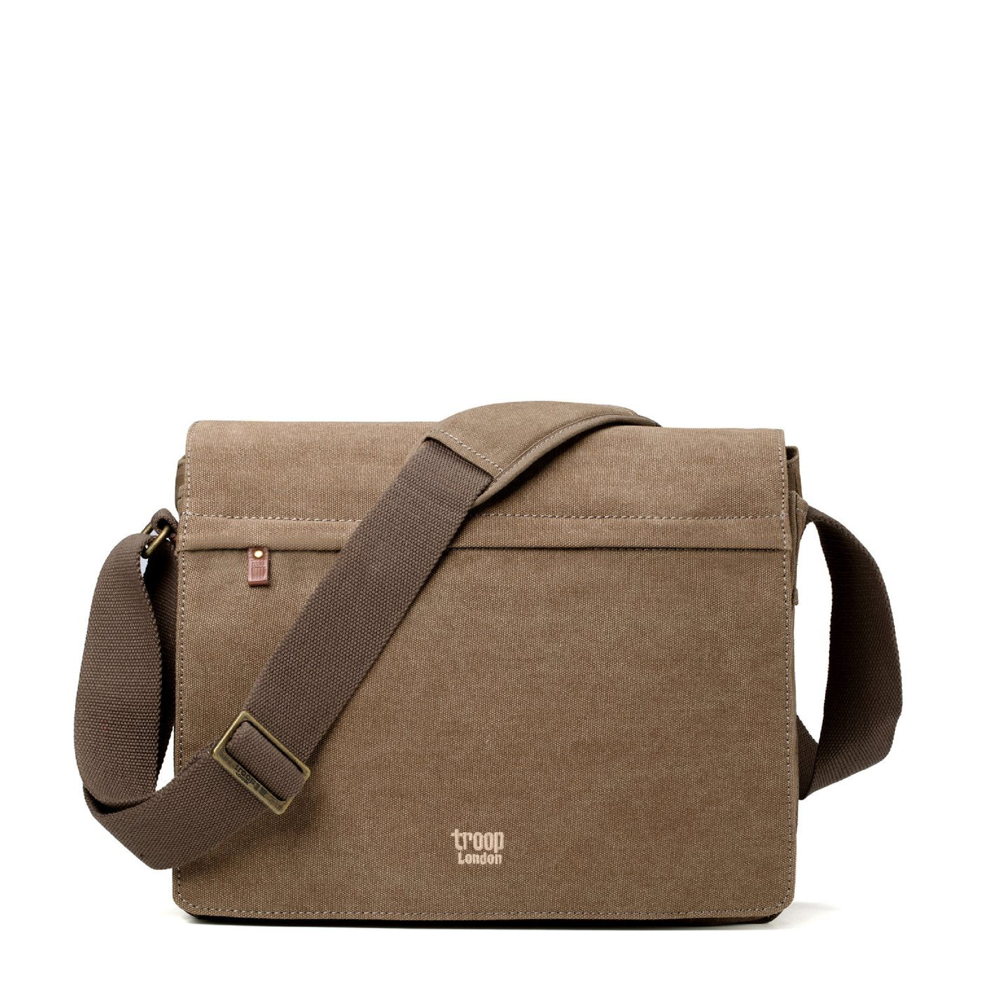 Classic Laptop Messenger Bag - Brown