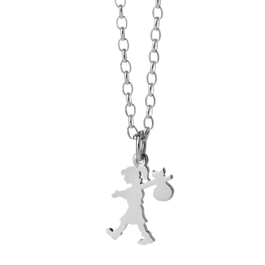 Runaway Girl Necklace Sterling Silver