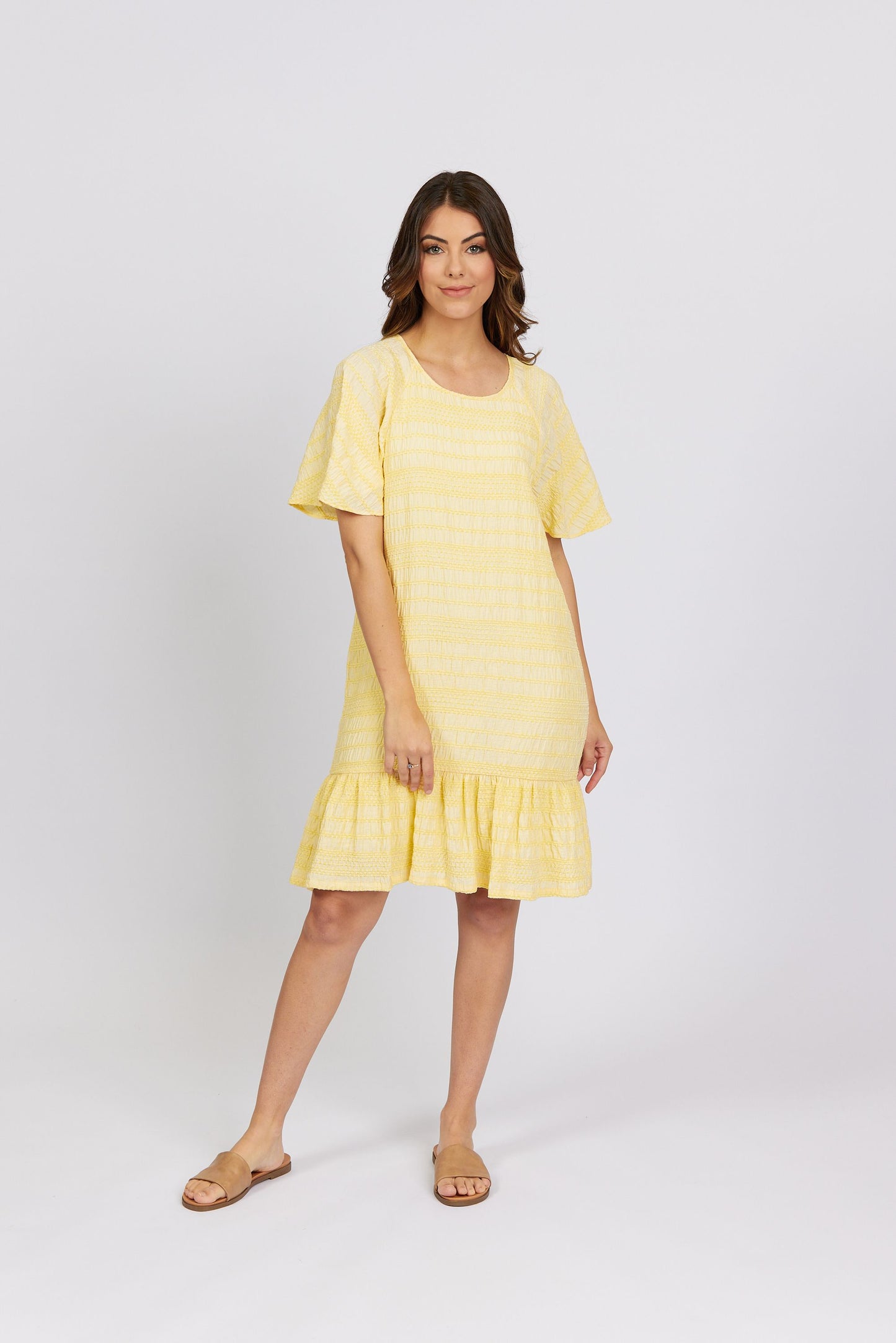 Knewe Eclipse Dress Lemon