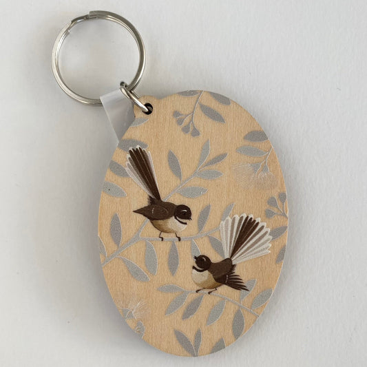 Keytag Fantail Pair