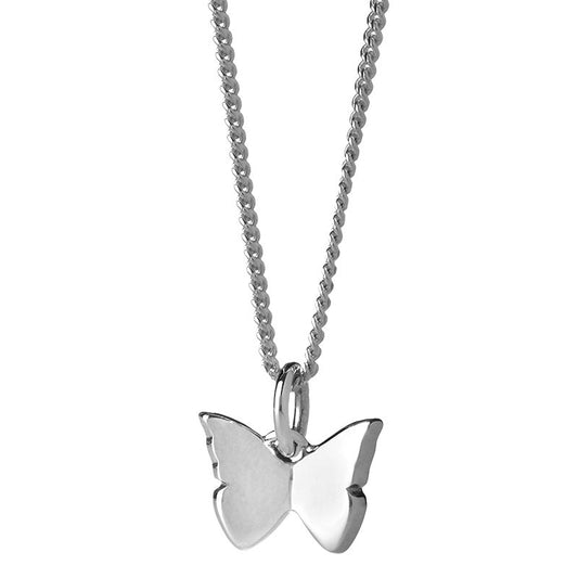 Mini Butterfly Necklace Sterling Silver