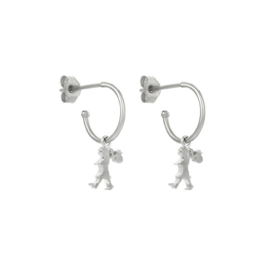 Runaway Girl Hoop Earrings