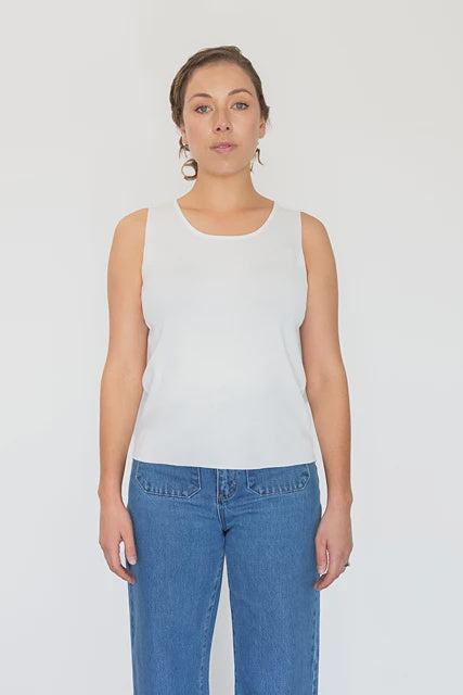 Staple Tank-Ivory