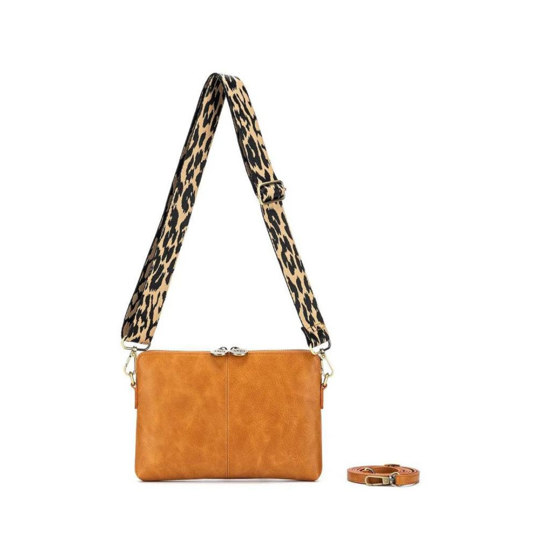 Kiara Cross Body Bag Tan