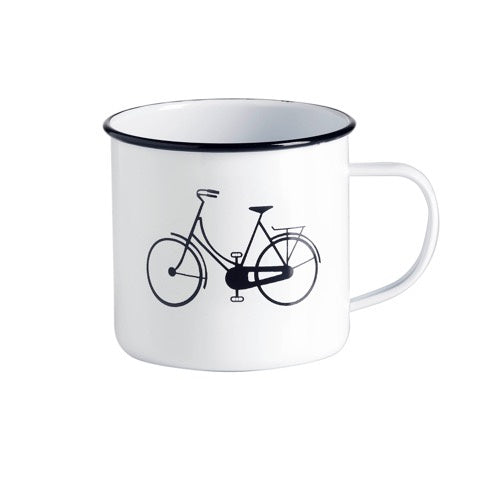 Enamel Mug Ka Pai Kiwi Bike