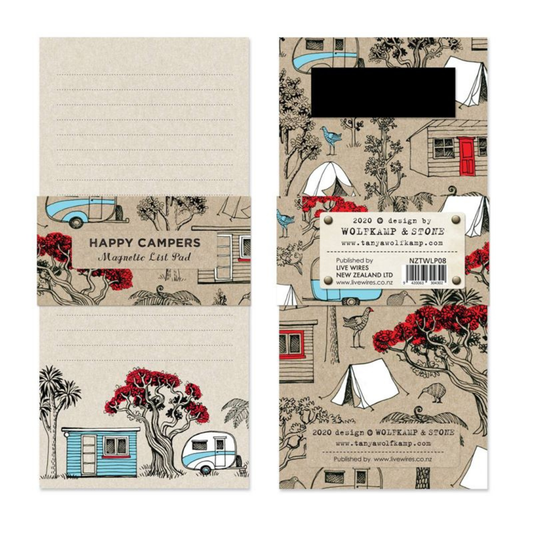 Magnetic List Pad Kowhai