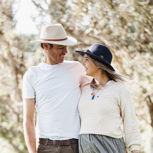 EP Cameron Cream Wool Hat