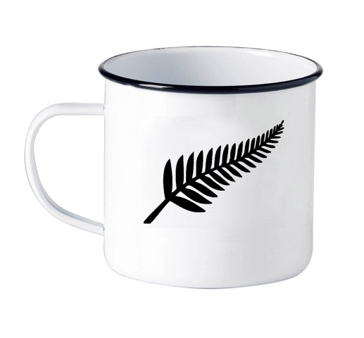 Enamel Mug Ka Pai Kiwi Fern