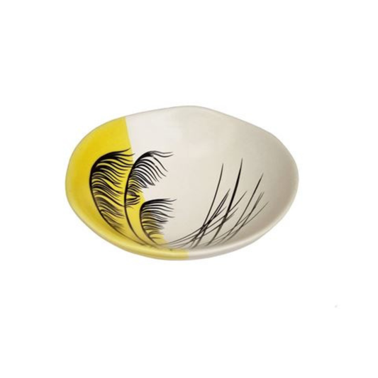 Toe Toe Porcelain Yellow Dipped Bowl